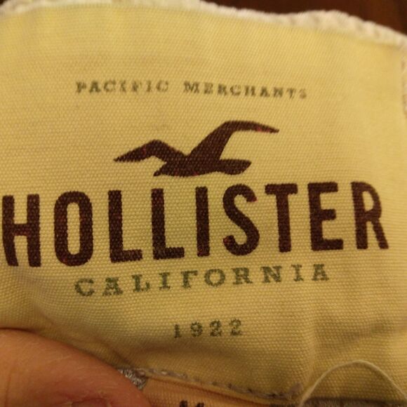 Hollister swim shorts mens M Medium Hawaiian cargo floral green yellow hybrid - Picture 3 of 10